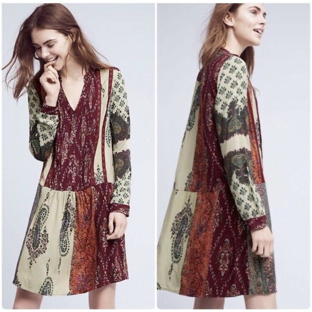 Anthropologie Tiny Gwen Patchwork Boho S